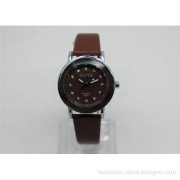 Fashion  coffee leather strap Ladies Wrist Watches / female